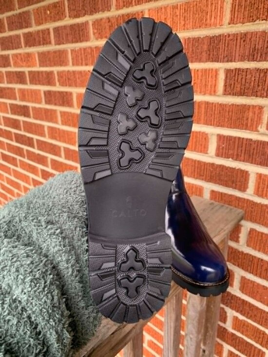 New Dark Blue Mens Calto Elevator Shoes Size 7.5 US ~ 3.6\
